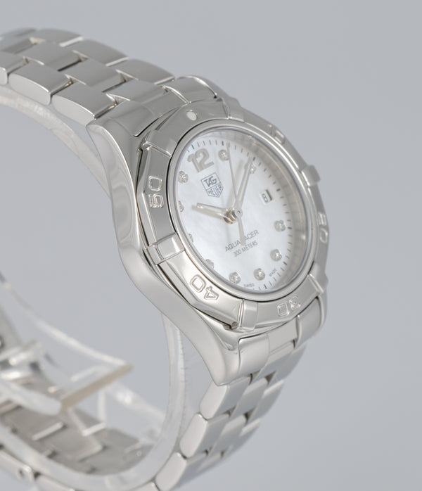 Tag Heuer Aquaracer Diamonds MOP Dial Ref: WAF1415