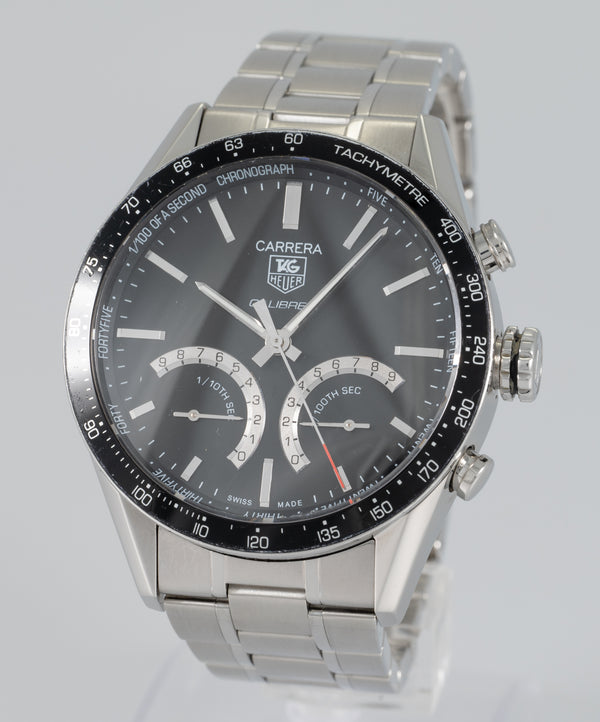 Tag Heuer Carrera Calibre S Quartz Chronograph Ref: CV7A12.BA0795