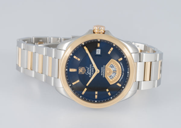 Tag Heuer Grand Carrera Calibre 6 Automatic Steel and Yellow Gold Ref: WAV515A.BD0903