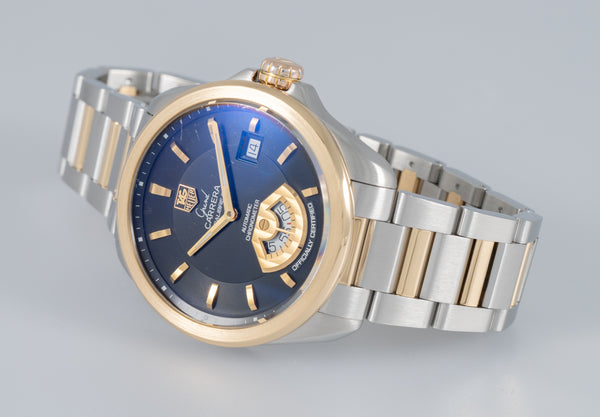 Tag Heuer Grand Carrera Calibre 6 Automatic Steel and Yellow Gold Ref: WAV515A.BD0903