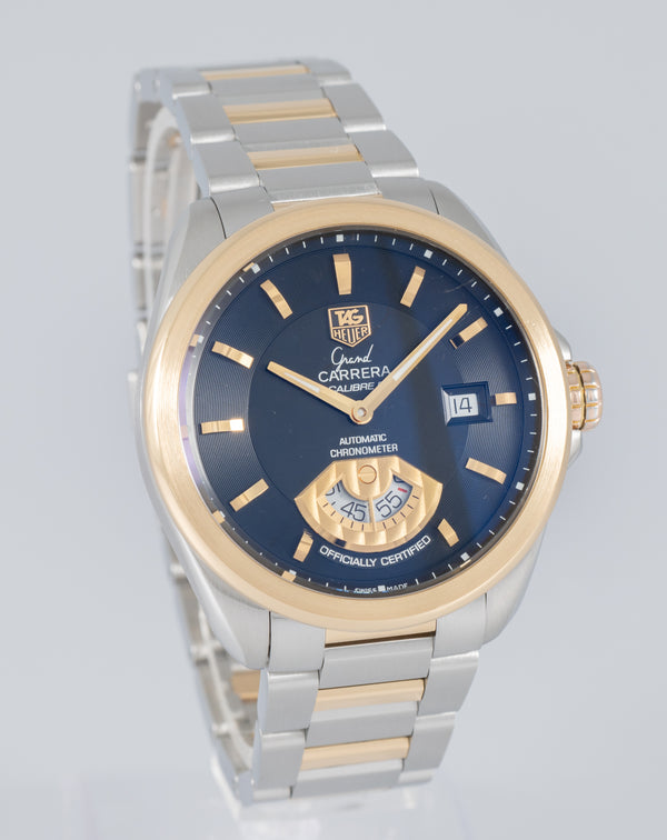Tag Heuer Grand Carrera Calibre 6 Automatic Steel and Yellow Gold Ref: WAV515A.BD0903