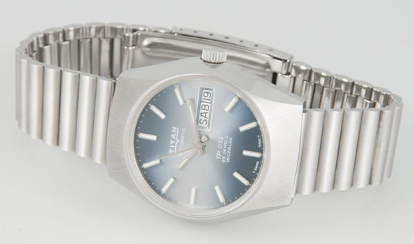 Titan Vintage Automatic TP 073 Day Date Steel Ref: 2168W3
