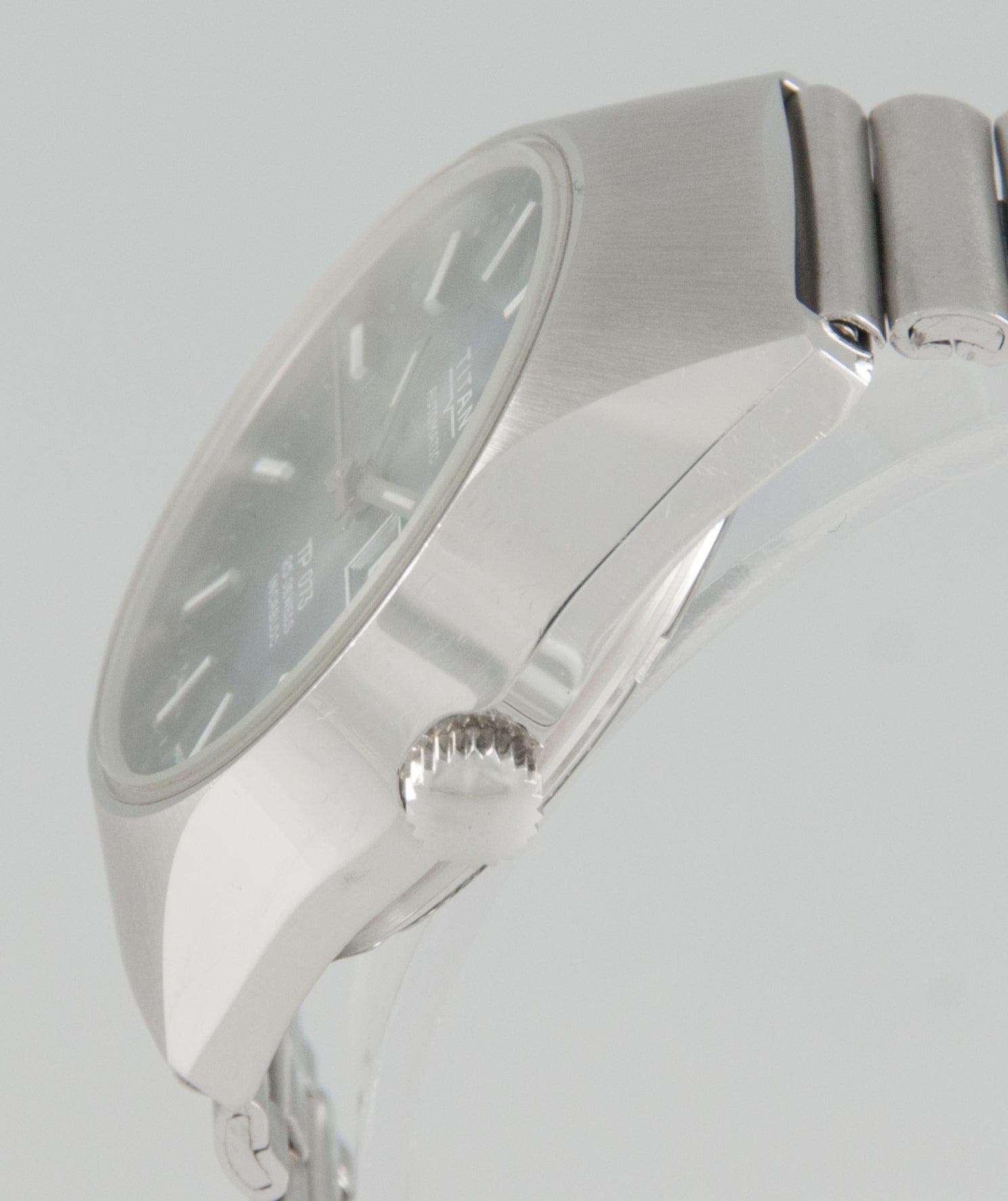 Titan Vintage Automatic TP 073 Day Date Steel Ref: 2168W3