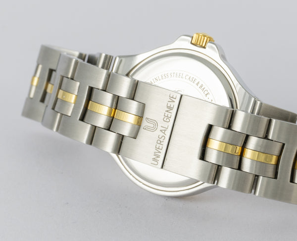 Universal Geneve Ladies Steel and 18k Gold Quartz Ref: 244.820