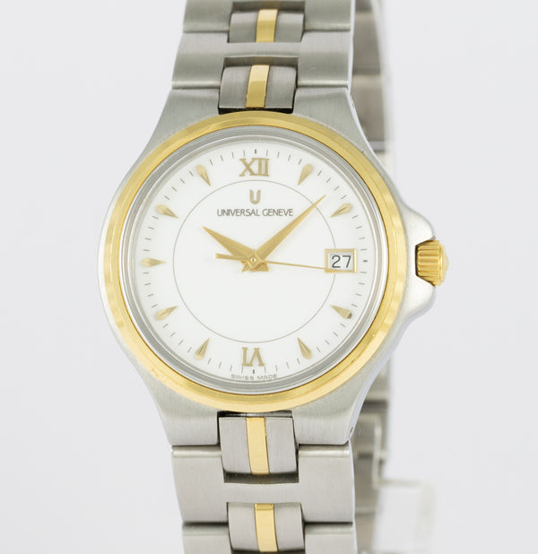 Universal Geneve Ladies Steel and 18k Gold Quartz Ref: 244.820