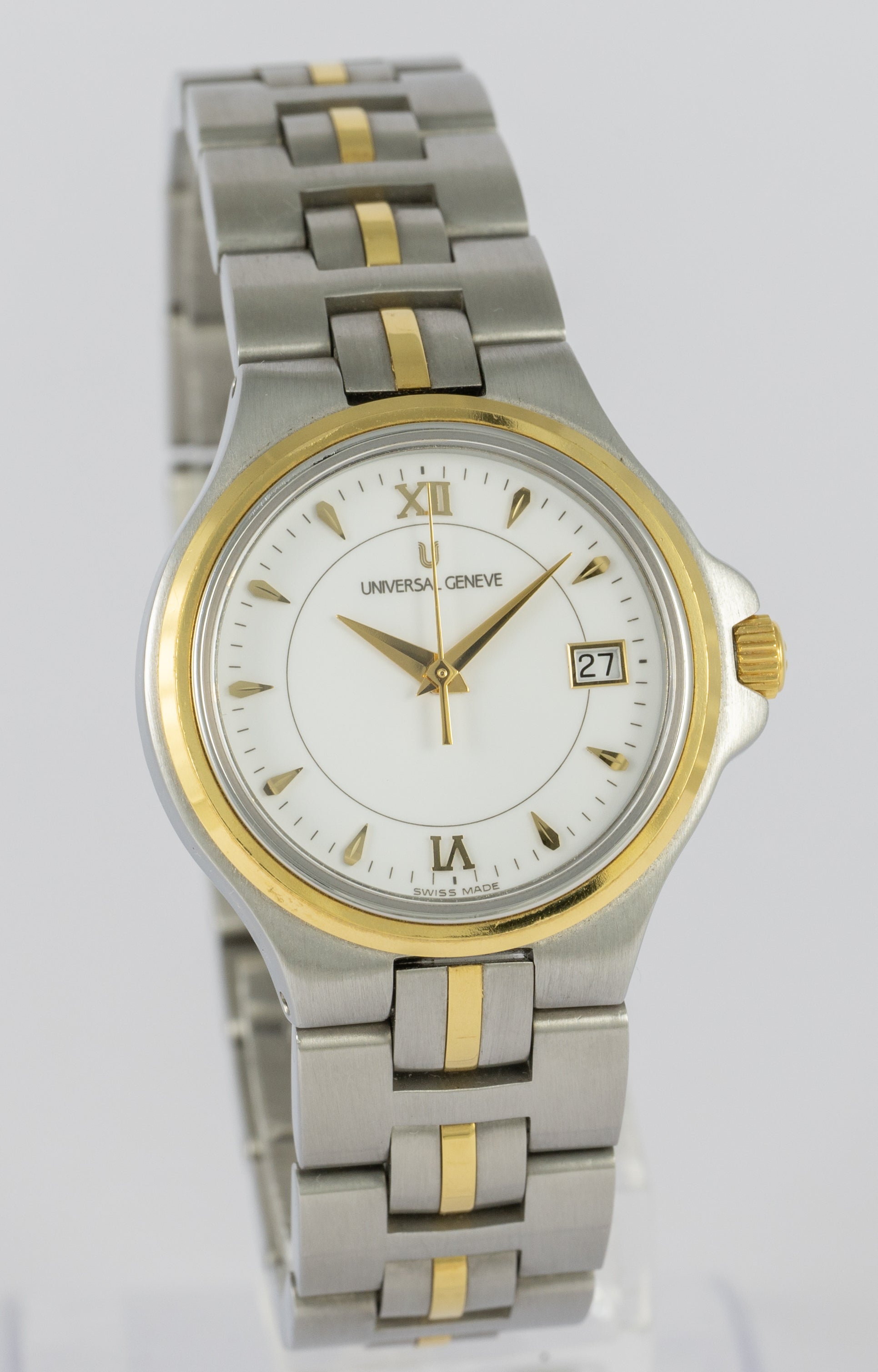Universal Geneve Ladies Steel and 18k Gold Quartz Ref: 244.820