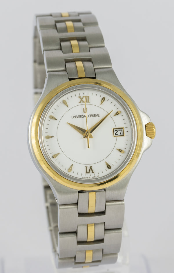 Universal Geneve Ladies Steel and 18k Gold Quartz Ref: 244.820