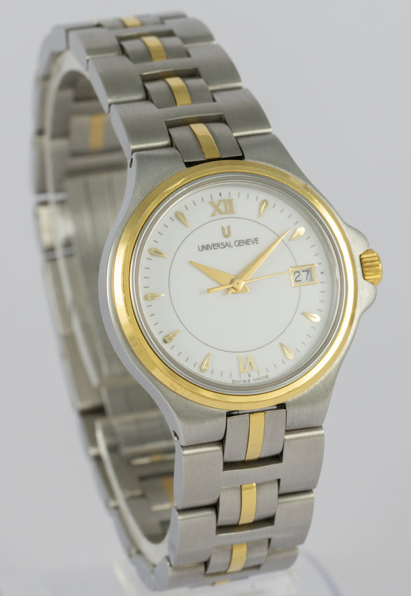Universal Geneve Ladies Steel and 18k Gold Quartz Ref: 244.820
