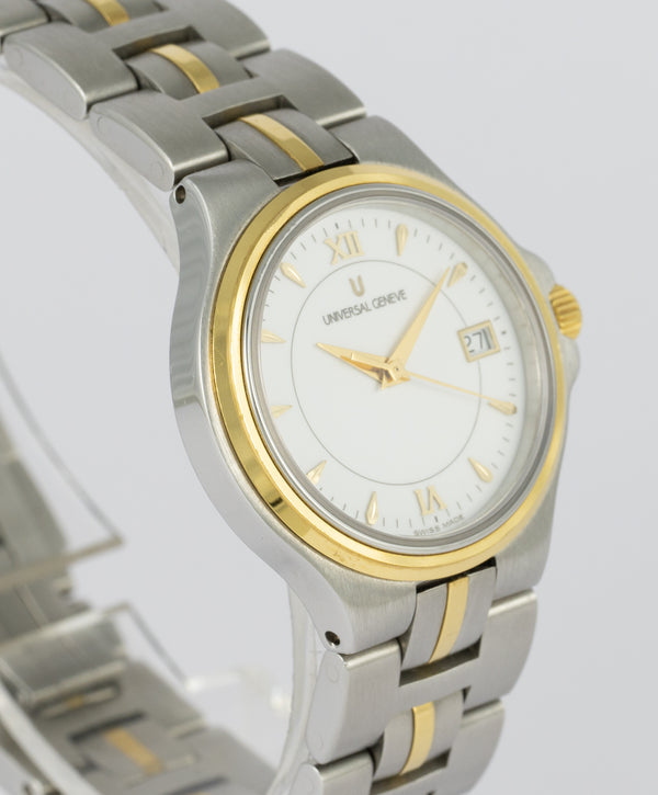 Universal Geneve Ladies Steel and 18k Gold Quartz Ref: 244.820