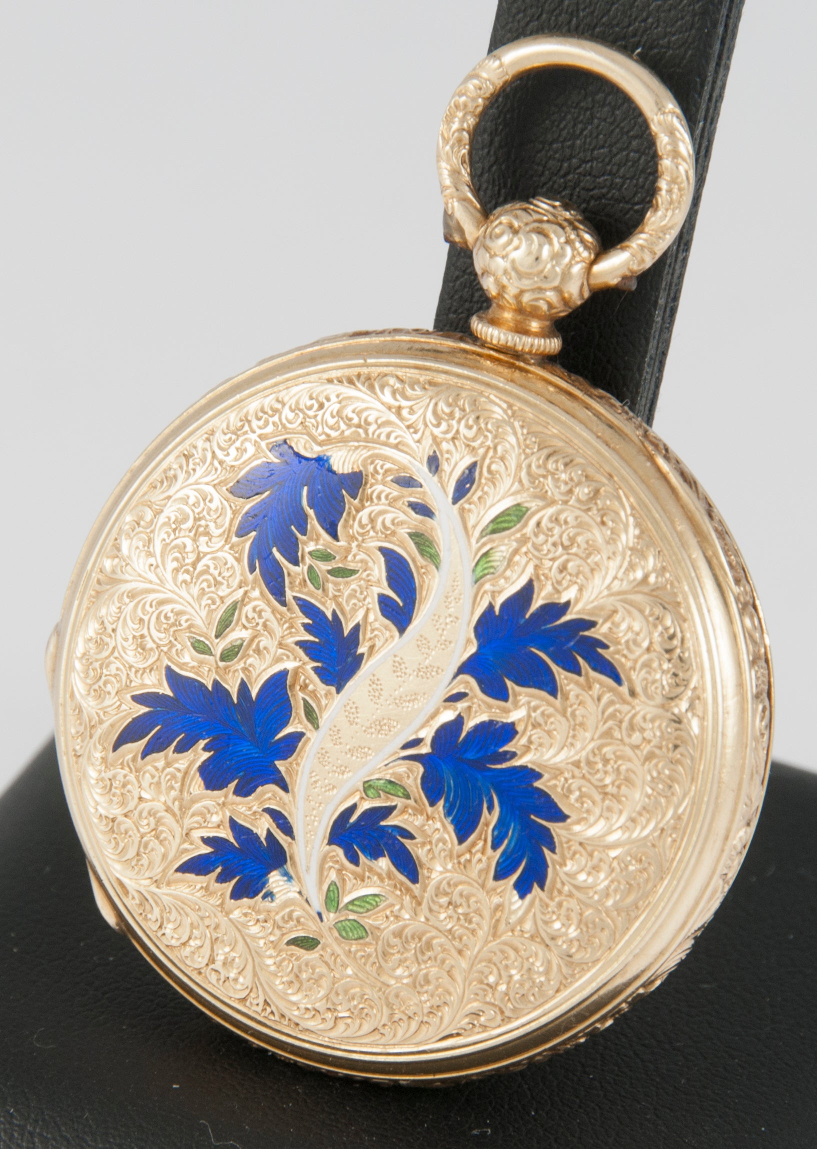 Unknown Pocket Watch Yellow Gold 18k Enamel