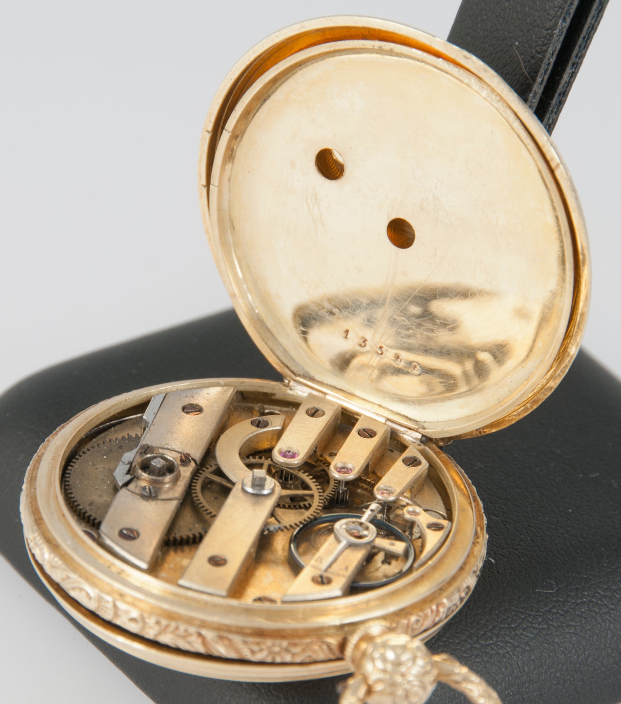 Unknown Pocket Watch Yellow Gold 18k Enamel