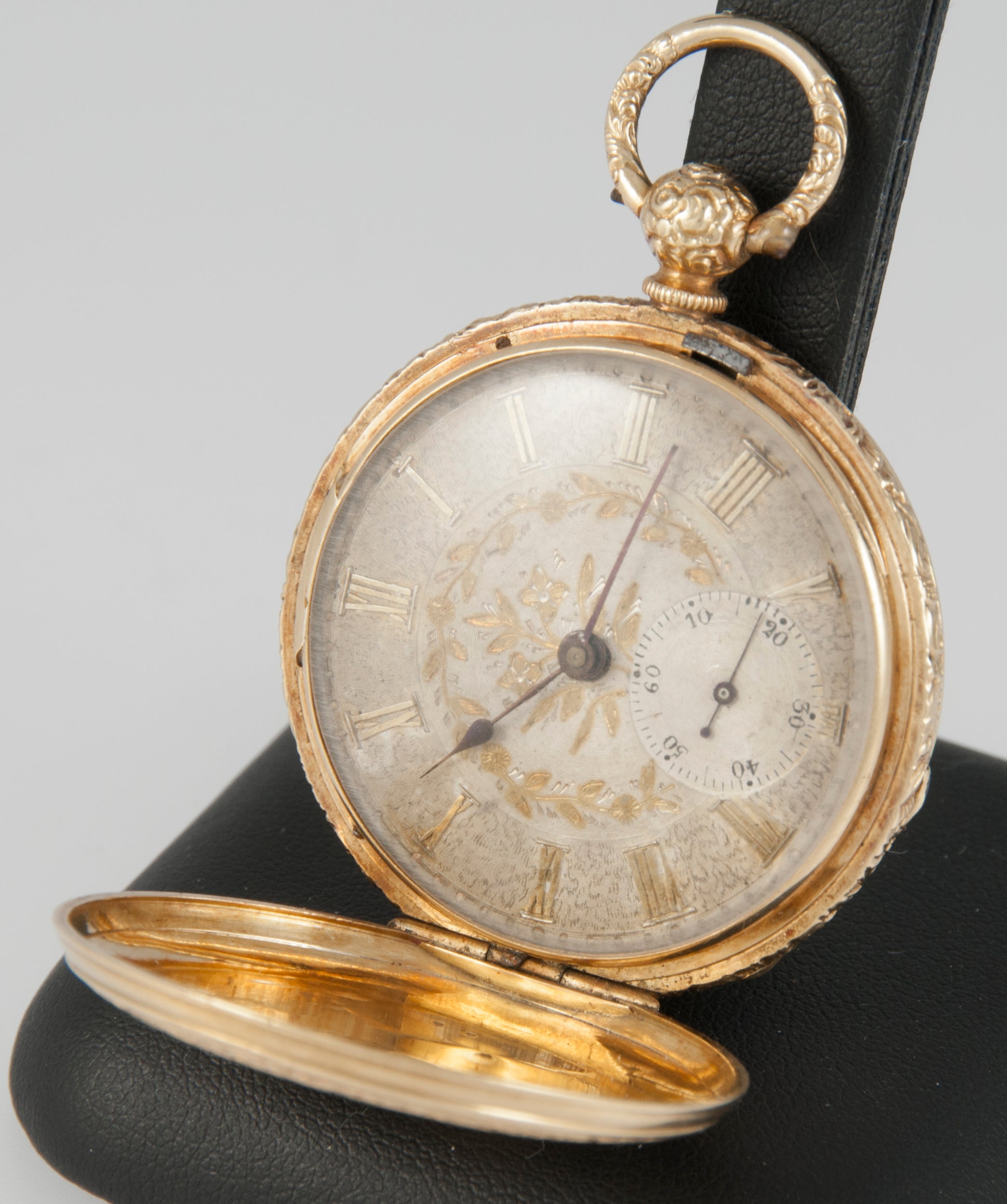 Unknown Pocket Watch Yellow Gold 18k Enamel