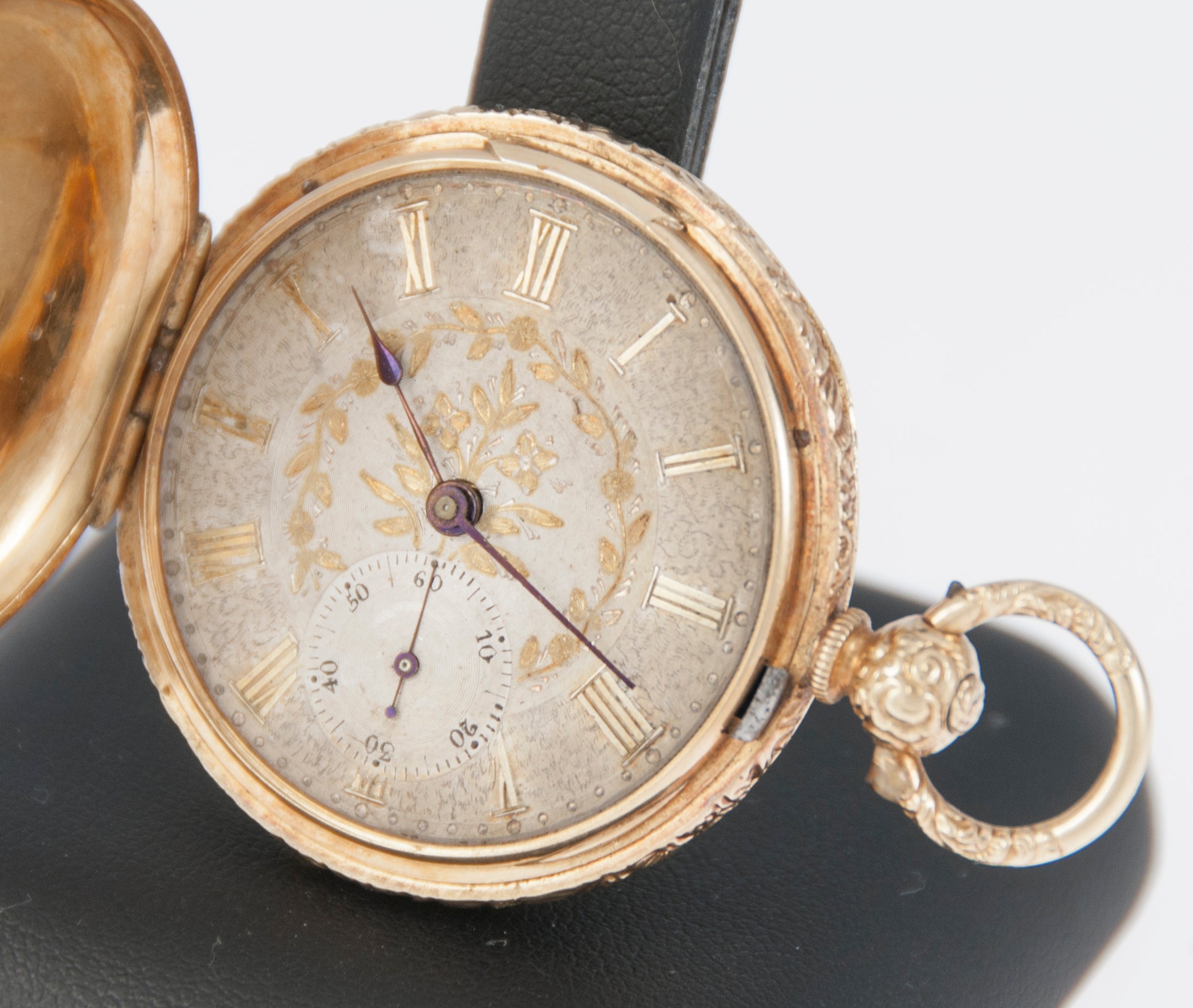 Unknown Pocket Watch Yellow Gold 18k Enamel