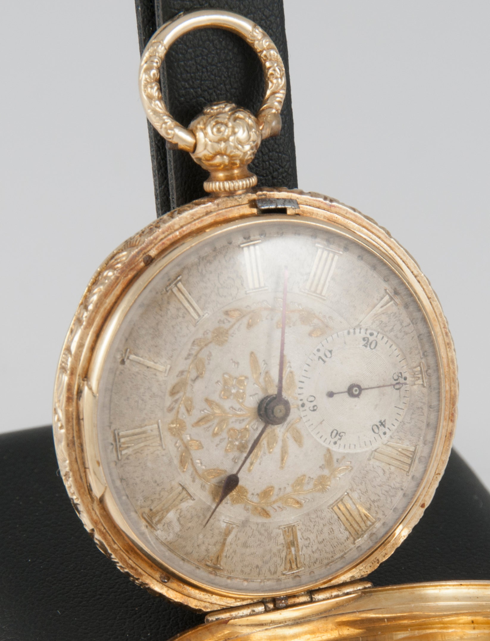 Unknown Pocket Watch Yellow Gold 18k Enamel