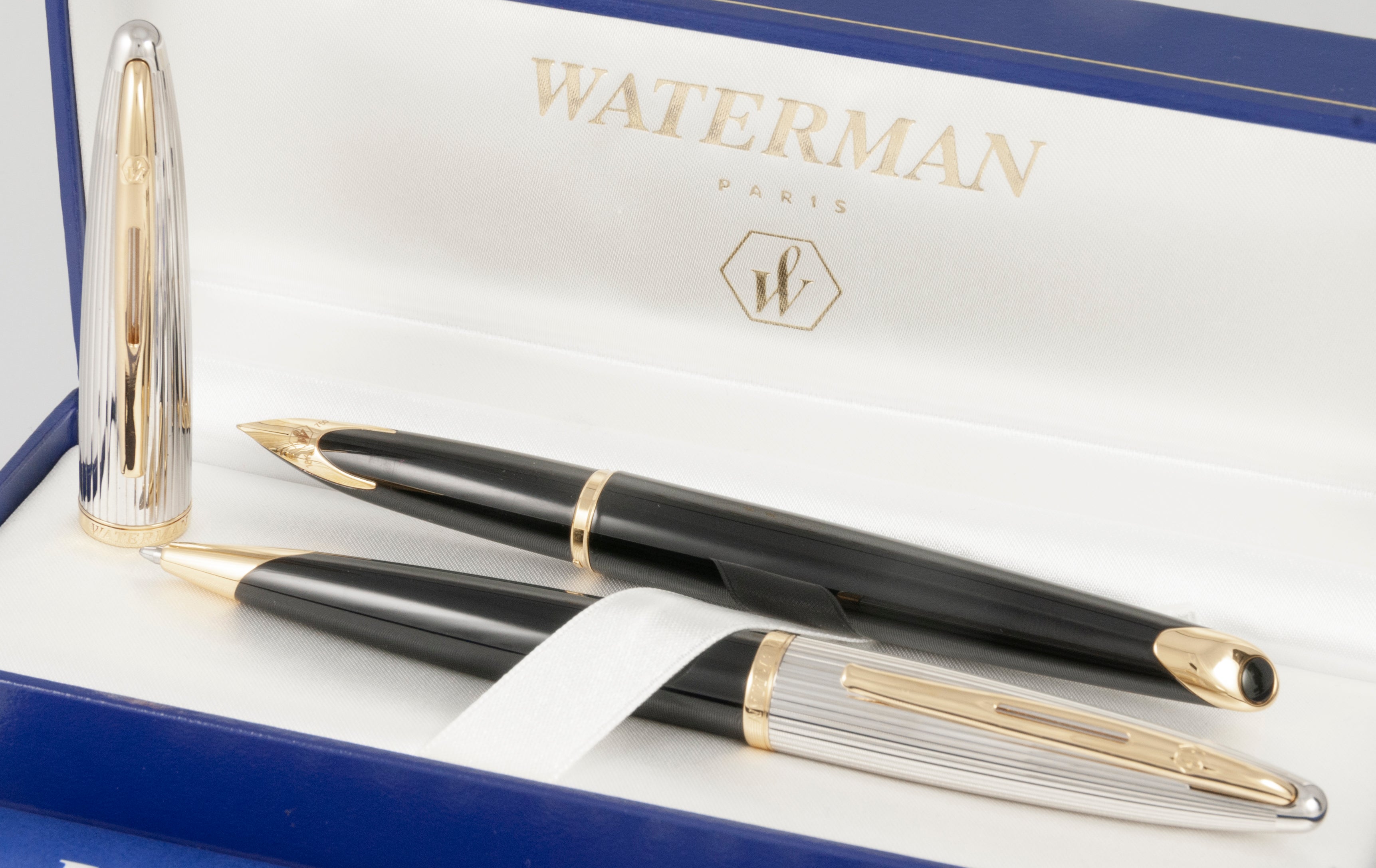 Waterman Fountain pen and Rollerball pen Nib 750 18k Gold