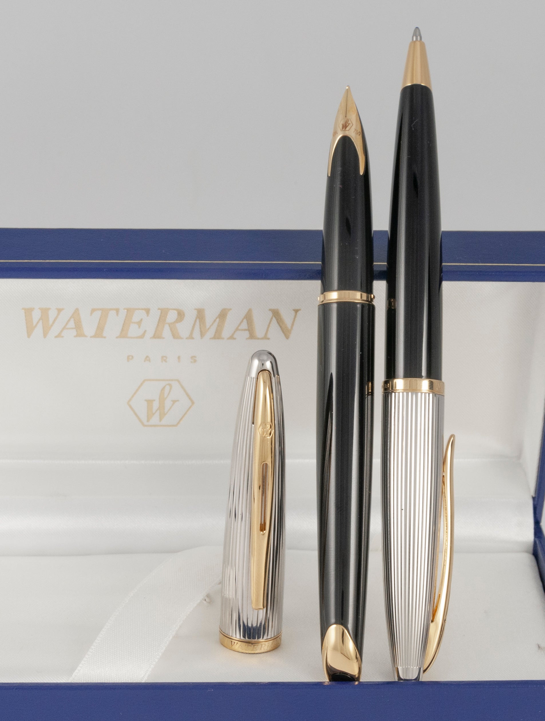 Waterman Fountain pen and Rollerball pen Nib 750 18k Gold
