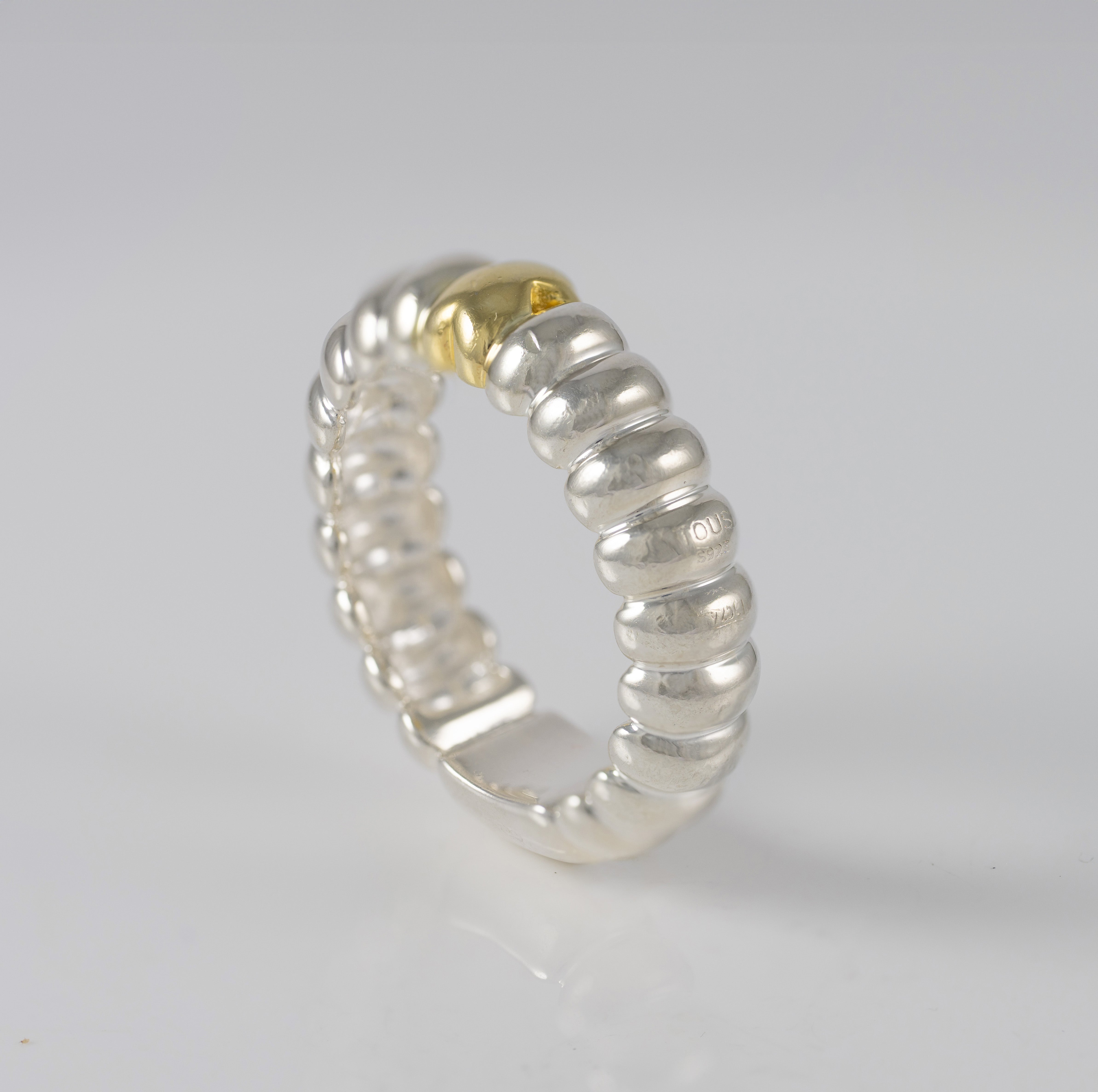 Anillo Tous en plata 925 Bicolor Virtual Garden