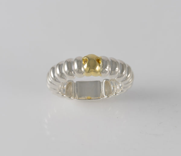 Anillo Tous en plata 925 Bicolor Virtual Garden