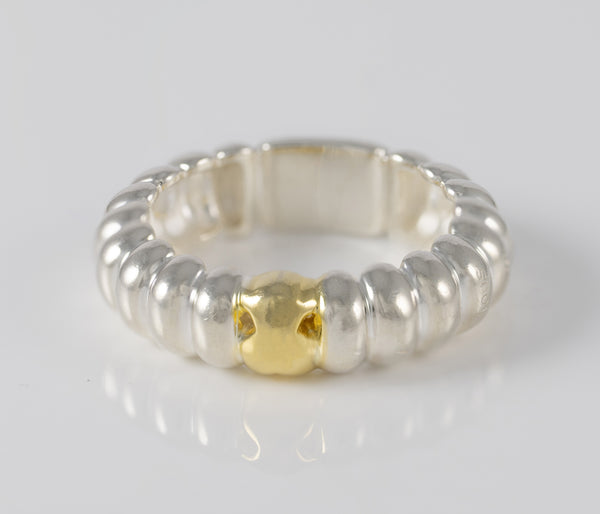 Anillo Tous en plata 925 Bicolor Virtual Garden