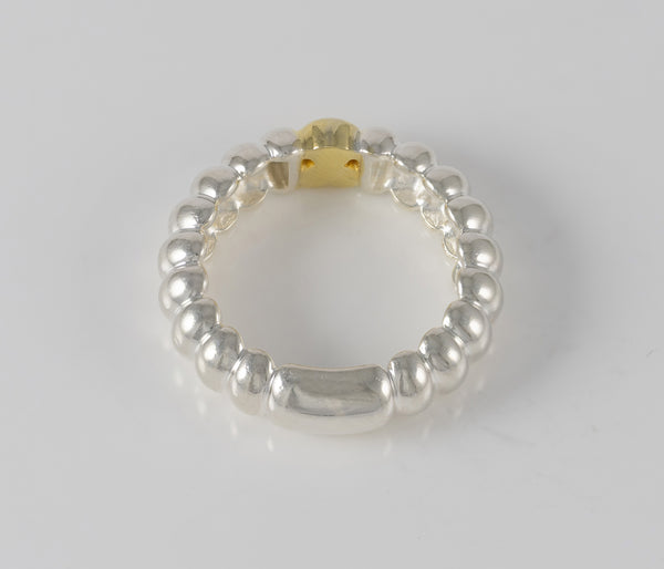 Anillo Tous en plata 925 Bicolor Virtual Garden