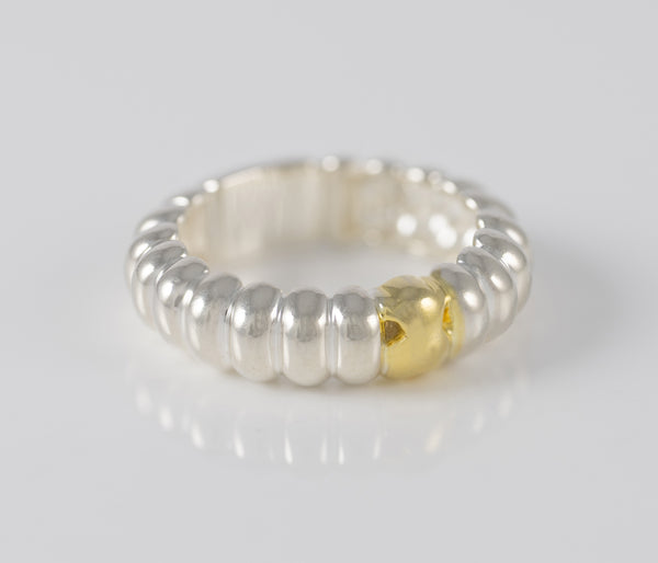 Anillo Tous en plata 925 Bicolor Virtual Garden