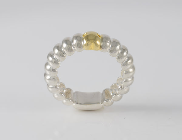 Anillo Tous en plata 925 Bicolor Virtual Garden