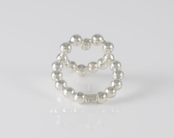 Anillo Tous de plata 925 corazón Sugar Party