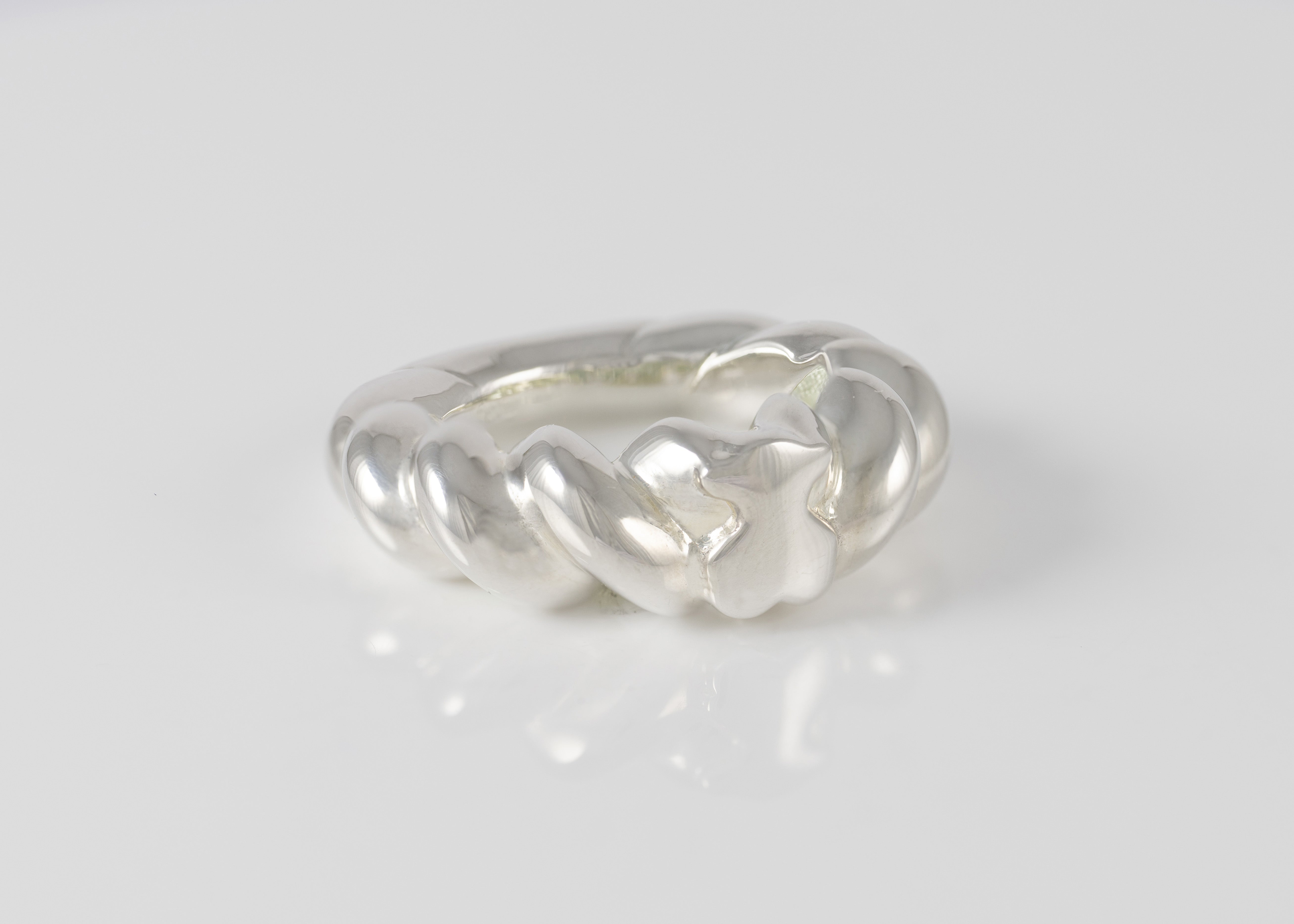 Anillo trenzado Tous de Plata 925 motivo oso Twisted