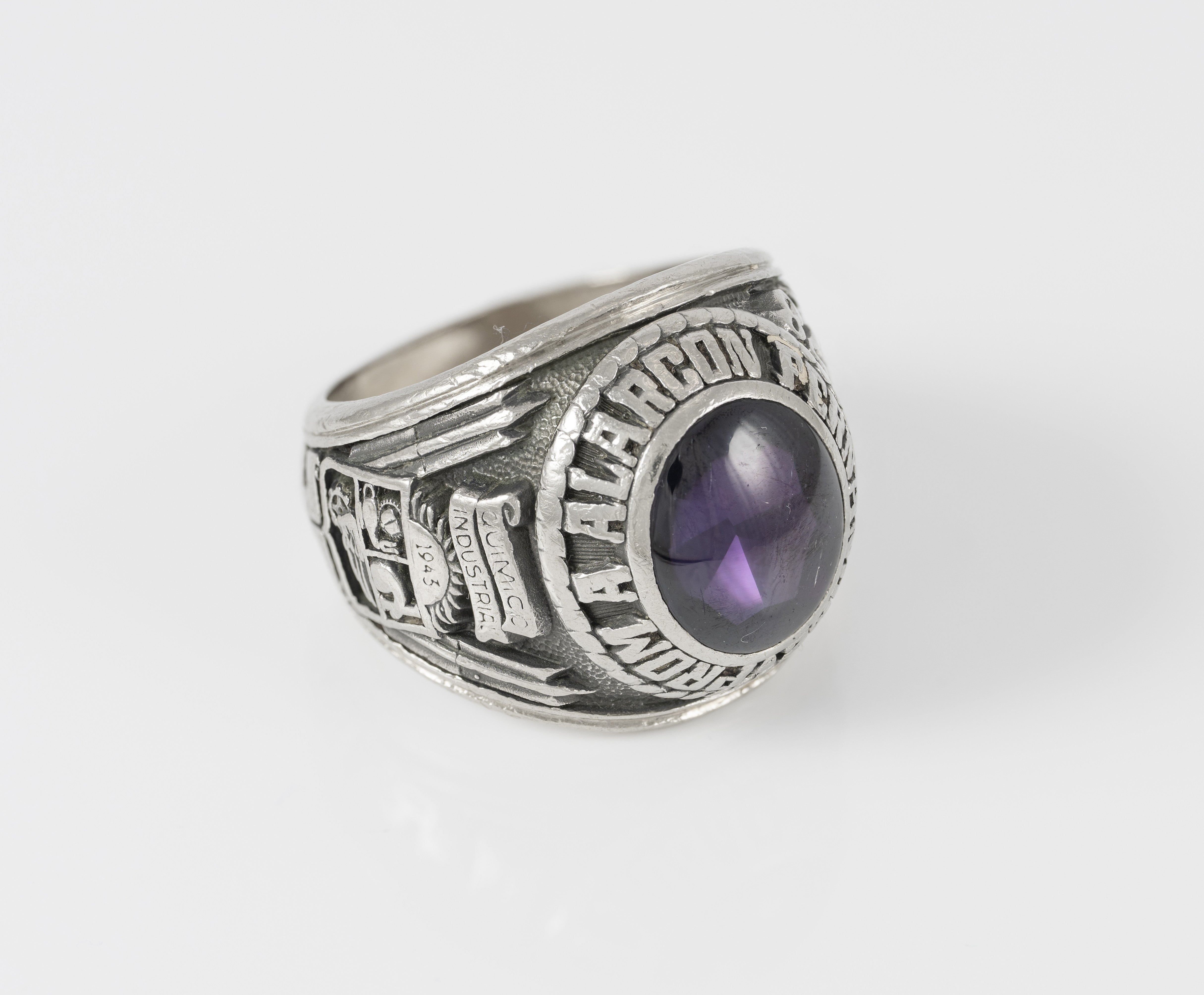 Anillo Josten's de graduación Universidad Química Industrial Venezuela 1974-1978