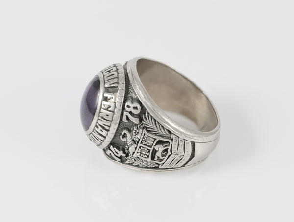 Anillo Josten's de graduación Universidad Química Industrial Venezuela 1974-1978