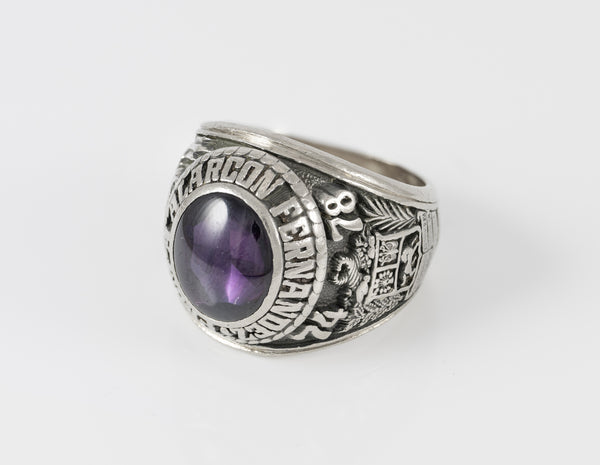 Anillo Josten's de graduación Universidad Química Industrial Venezuela 1974-1978