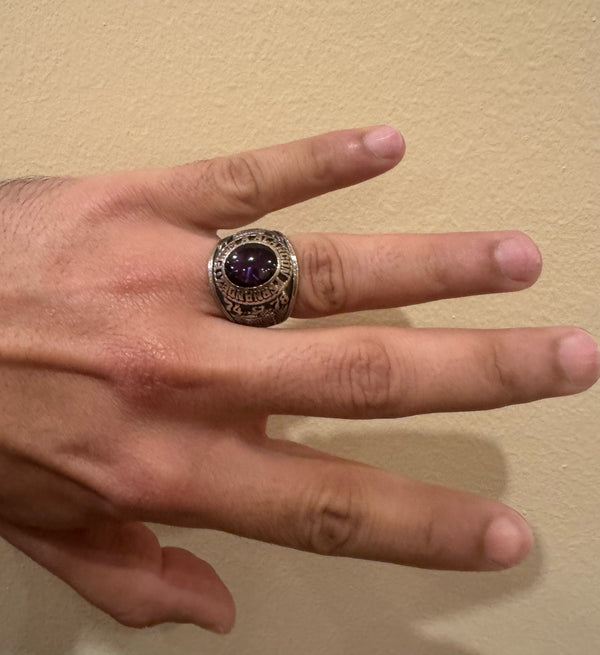 Anillo Josten's de graduación Universidad Química Industrial Venezuela 1974-1978