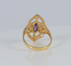 Anillo lanzadera de oro 18k 750