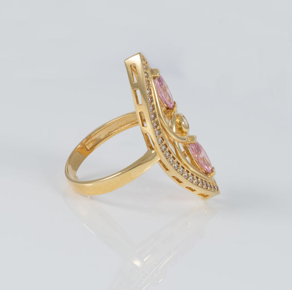 Anillo lanzadera de oro 18k 750