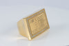 Anillo billete 500 de oro 18k 750