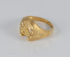 Anillo herradura caballo de oro 18k 750