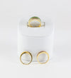 Anillo Infinity en oro amarillo 18k con diamantes zafiros rubíes y esmeraldas