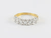 Anillo en oro blanco y amarillo 18k con brillantes