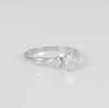 Anillo en oro blanco 18k con diamantes 1.77 ct