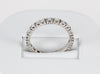 Anillo antiguo en oro blanco 18k con brillantes