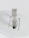 Anillo en oro blanco 18k y brillantes 1.05 ct