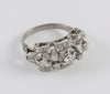 Anillo en oro blanco 18k y brillantes