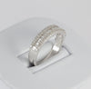 Anillo en oro blanco 18k con brillantes 1 ct