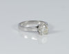 Anillo en oro blanco 18k con diamante 1.26 ct