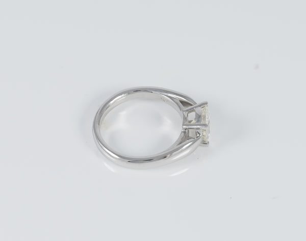 Anillo en oro blanco 18k con diamante 1.40 ct