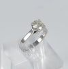 Anillo en oro blanco 18k con diamante 1.26 ct