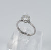 Anillo en oro blanco 18k con diamante 1.41 ct
