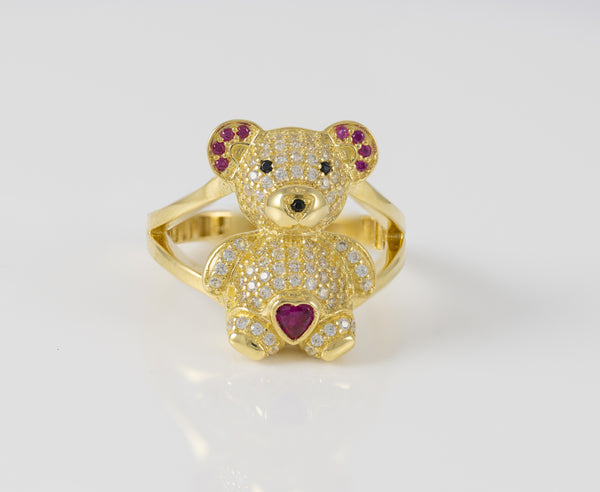 Anillo Oso en oro 18k 750