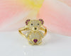 Anillo Oso en oro 18k 750