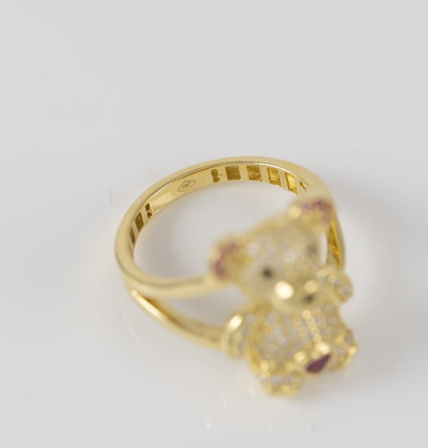 Anillo Oso en oro 18k 750